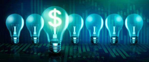 istock Money making idea and Growth of dollar exchange rate Concept. 3D Render 1418911488