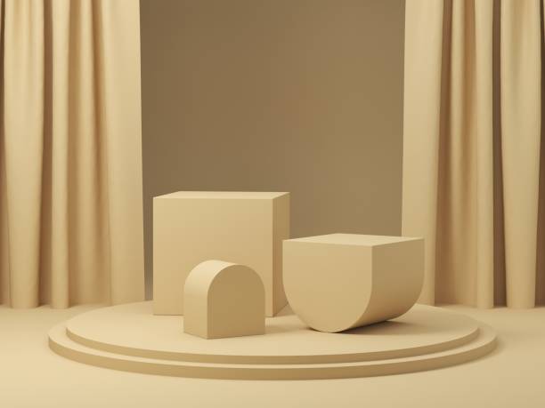 istock Abstract background. mock up scene for product display. 3d render 1418920288