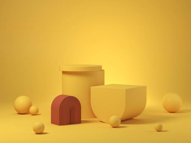 istock Abstract background. mock up scene for product display. 3d render 1418920303