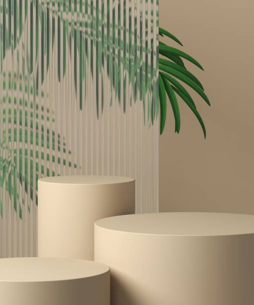 istock Abstract background. mock up scene for product display. 3d render 1418920495