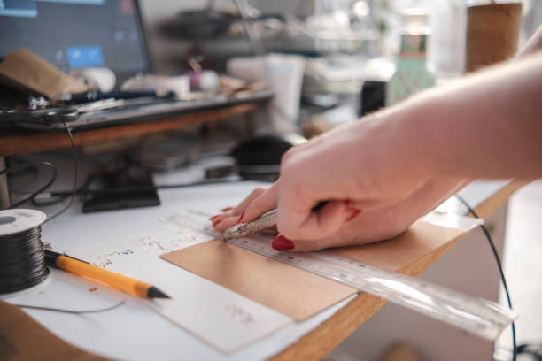 istock Preparing a personalized  ''thank you card'' 1418955484