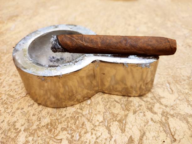 istock Smoking civar with ashtray at Istanbul turkey 1418960796