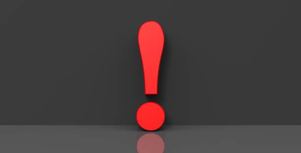 istock Exclamation mark red exclamation point warning sign symbol 3d 1418961025
