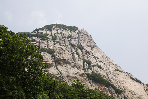 natural landscape of shaolin temple national park in songshan, henan province, china