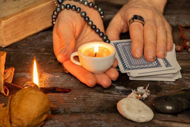 istock tarot fortune teller, magic and the occult, occult sciences, divination and predictions 1418963494