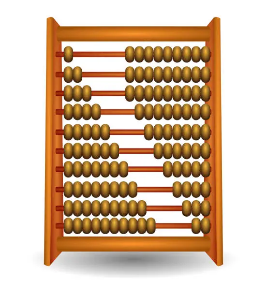 Vector illustration of abacus abacus 3