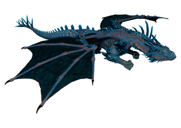 istock 3D Rendering Fairy Tale Dragon on White 1418972342