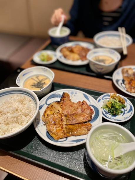 istock Japanese Grilled Port Beef and Chicken meal 1418972407