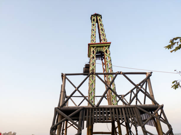 istock wooden tower building 1418973356