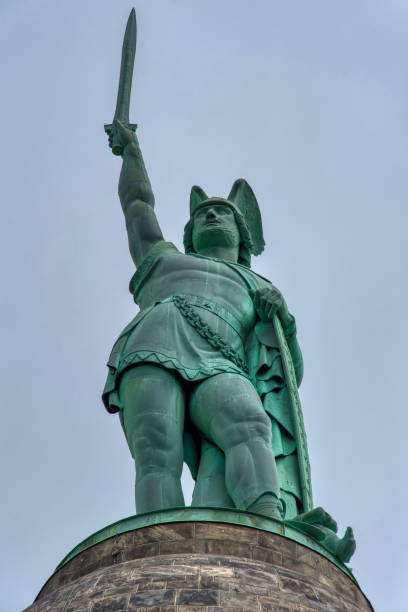 Hermann Monument in the Teutoburg Forest in Germany
