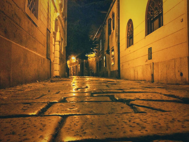 istock ancient architecture narrow streets of Croatia 1418991035