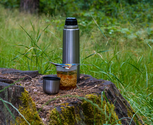 istock Instant noodles ready to eat, camping life 1418992654