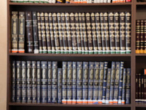 istock Books on the shelves in the library 1419001429