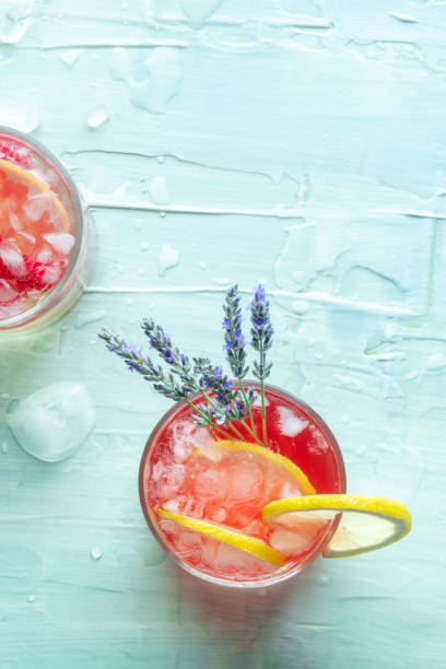 istock A fresh summer cocktail or mocktail with lavender and lemon juice 1419006961