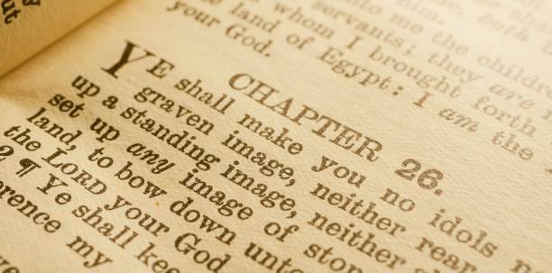 istock Close up of Old Holy Bible 1419007016