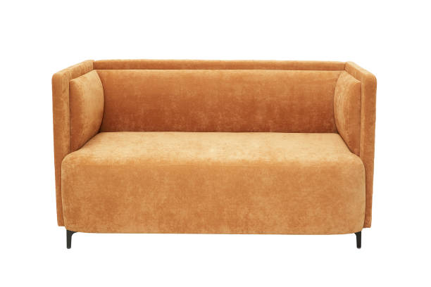 istock modern furniture. fabric brown couch isolated on white background, front view 1419009994