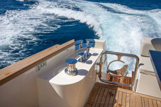 istock Yacht moving in sea 1419016041