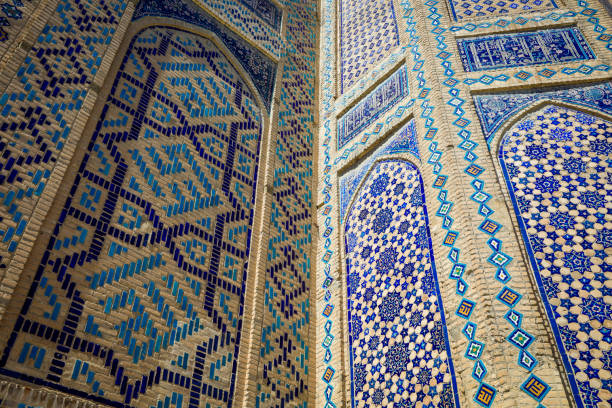 istock Magnificent View to the Oriental and Mosaic Bibi-Khanym Mosque in Samarkand 1419031333