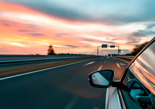 Photo of Driving on the motorway