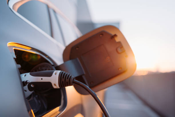 istock Charging an electric car, future transportation concept 1419042966