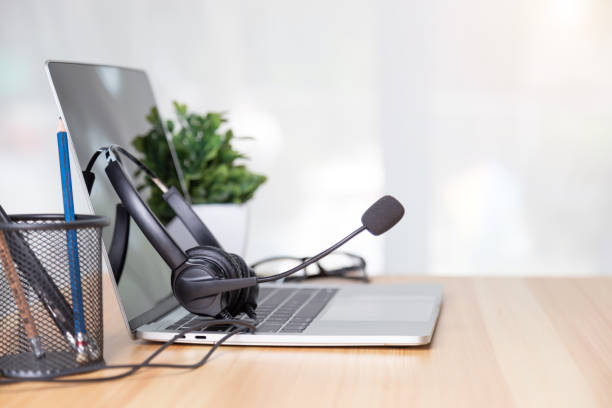 istock Communication support, call center and customer service help desk.for (call center) concept 1419045990