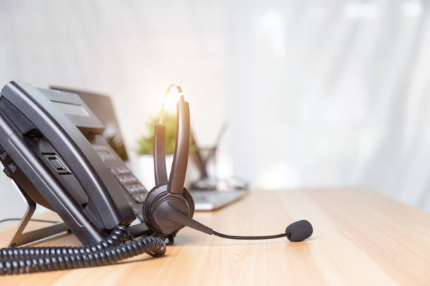 istock Communication support, call center and customer service help desk.for (call center) concept 1419045999