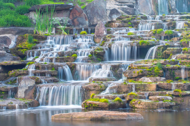 istock Beautiful Waterfall-Britton Falls-Fishers Indiana 1419053369