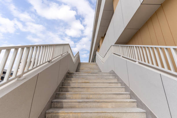 istock Stone stairs leading to the building 1419062198