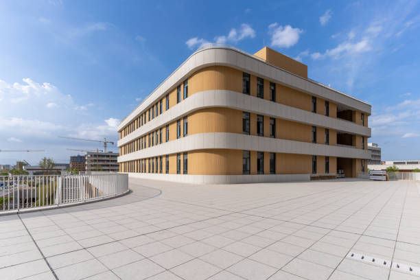 istock Modern urban architecture and stone square 1419063517