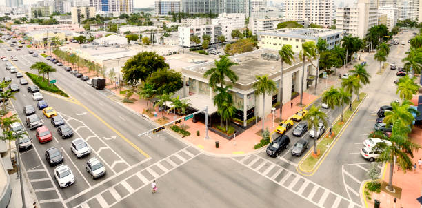 istock Crossroad, Miami. Aerial View. 1419065223