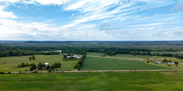 istock Beautiful sky over a rural wisconsin landscape 1419065500