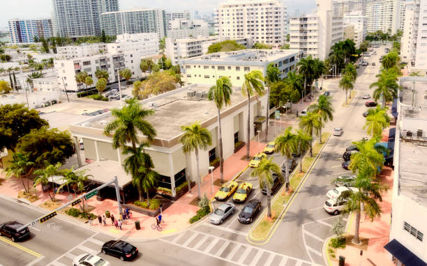 istock Crossroad, Miami. Aerial View. 1419065645
