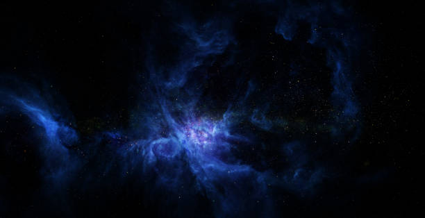 istock Space and glowing nebula background. Elements of this image furnished by NASA. 1419074378