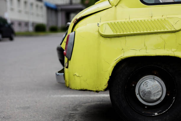 istock yellow vintage car 1419077217