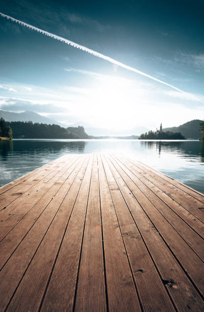 istock bled lake at dusk in slovenia 1419083126