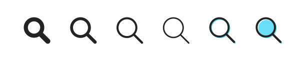 istock Zoom icon. Magnify vector symbol. Simple search outline icons. Find lupe icons set. Seek web icon. 1419083867
