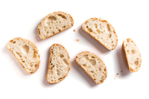 fette di pane - bread foto e immagini stock