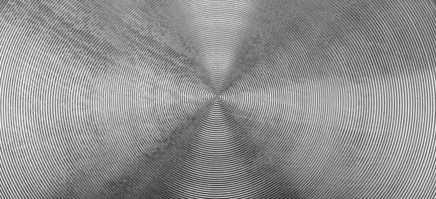 istock Macro photo of frying pan metallic bottom or underside 1419084375