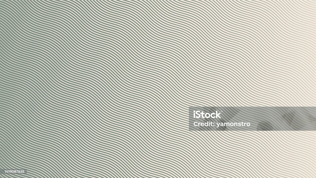 Parallel Hatching Wavy Lines Halftone Pattern Abstract Vector Pale ...