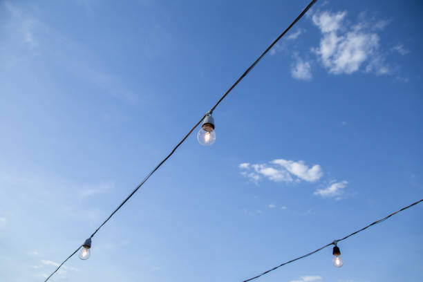 istock Wires with lamps. 1419093988