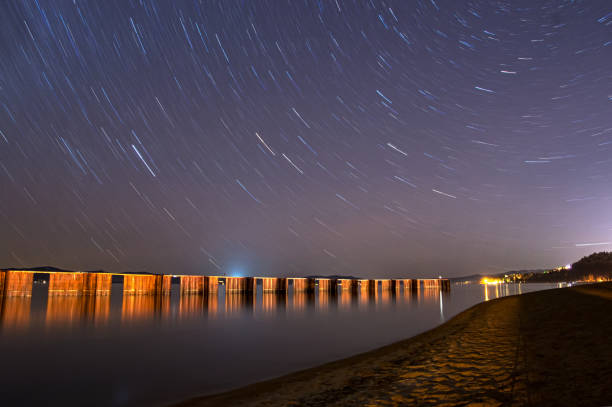 istock Star Trails over Lake Tahoe 1419101857
