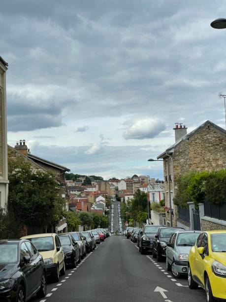 istock Long road in the town 1419103914