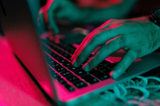istock Unrecognizable Person Typing on Laptop 1419108346