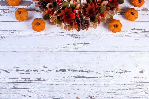 Thanksgiving, Halloween or Autumn Background.