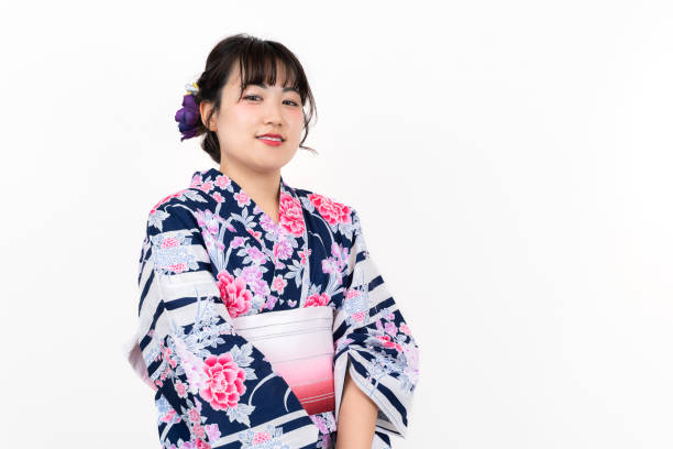 istock young woman in yukata 1419115143