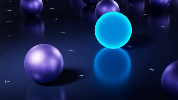 istock Sphere rolling through dark environment. Concept of progress. 3d illustration 1419116265