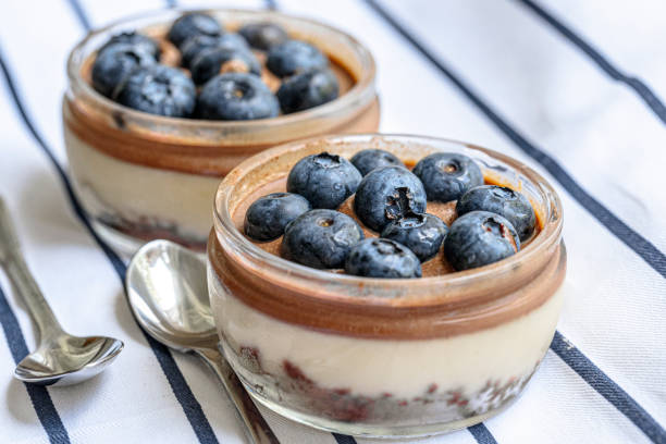 istock Yogurt with blueberry and chocolate 1419123527