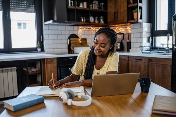 istock Adult student working on the laptop 1419128251