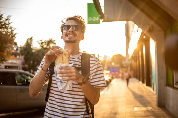 istock I enjoy fast food and walking around town 1419132072