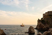 istock Dubrovnik croatia, an ancient pirates ship 1419134862